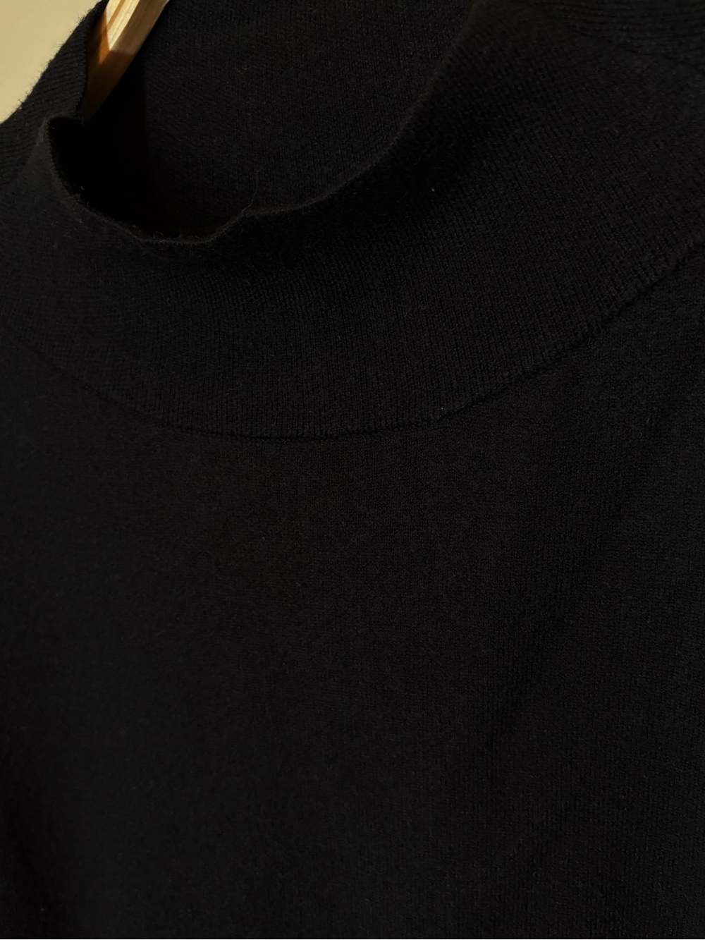 Maeve Classic Black Women’s Mock Neck Sweater, small, Anthropologie - Picture 2 of 5